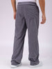 Men's Grey Relaxed Fit Knitted Corduroy Jogger Trousers