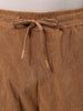 Men's Brown Relaxed Fit Solid Streetwear Jogger Trouser