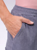 Men's Grey Loose Fit Textured Streetwear Jogger Trouser