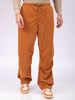 Men's Tan Baggy Fit Textured Athletic  Jogger