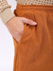 Men's Tan Baggy Fit Textured Athletic  Jogger