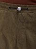 Men's Dark Olive Baggy Fit Textured Athletic  Jogger