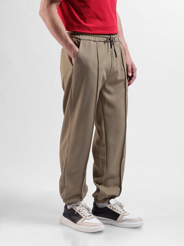 Men Elmwood Loose Fit  Solid Joggers