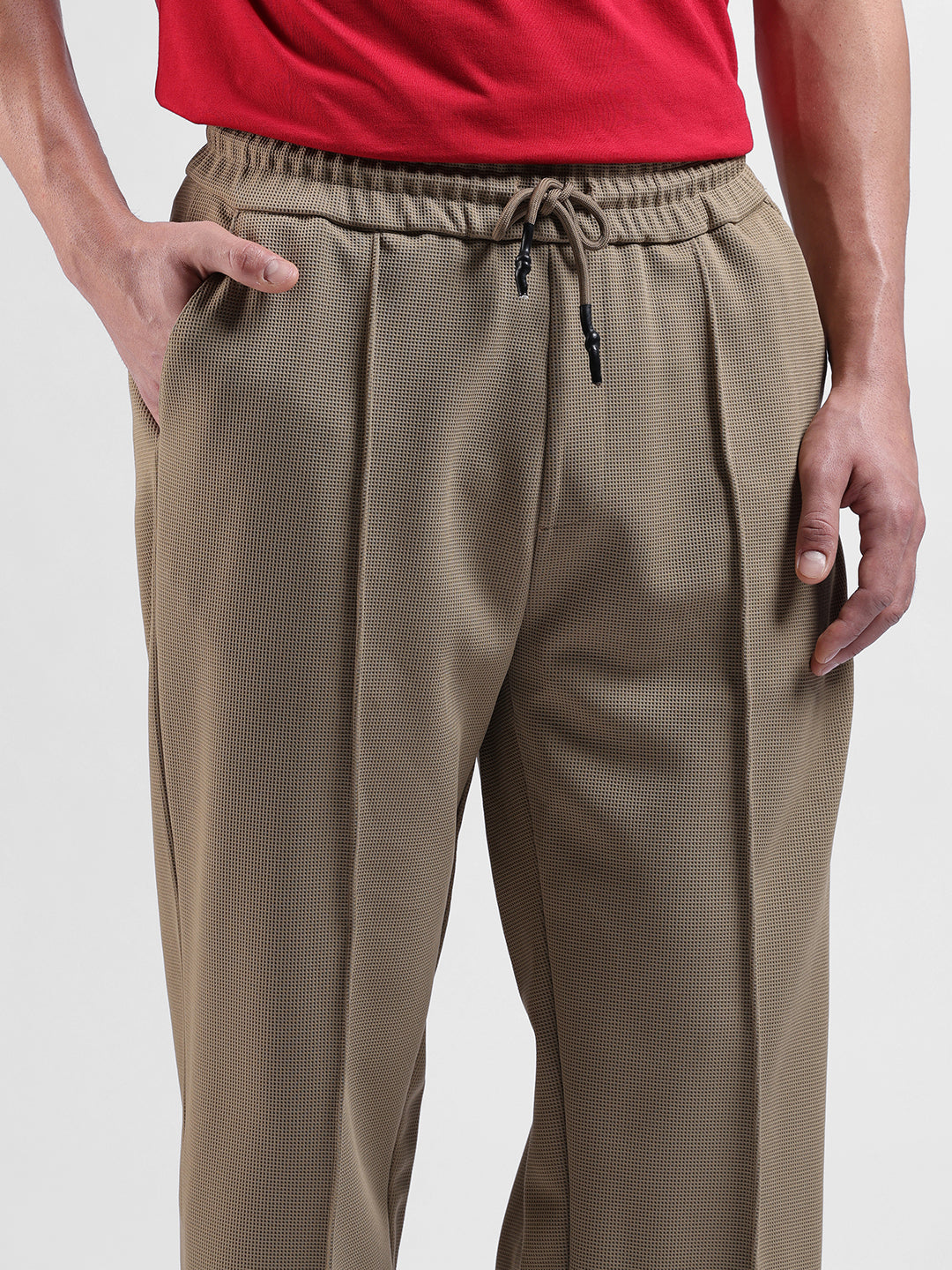 Men Elmwood Loose Fit  Solid Joggers
