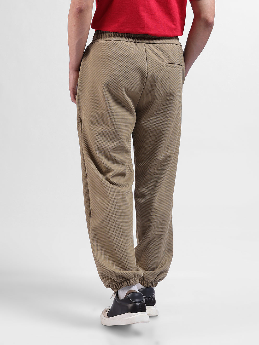 Men Elmwood Loose Fit  Solid Joggers