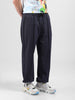 Men Black Grey Loose Fit  Solid Joggers