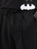 Men Black Loose Fit  Solid Joggers