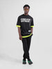 Men Black Loose Fit  Solid Joggers