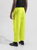 Men's Yellow Relaxed Fit Sports Joggers