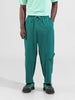 Men's Green Relaxed Fit Sports Joggers