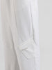 Men's White Relaxed Fit Sports Joggers