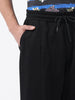 Men's Black Relaxed Fit Sports Joggers