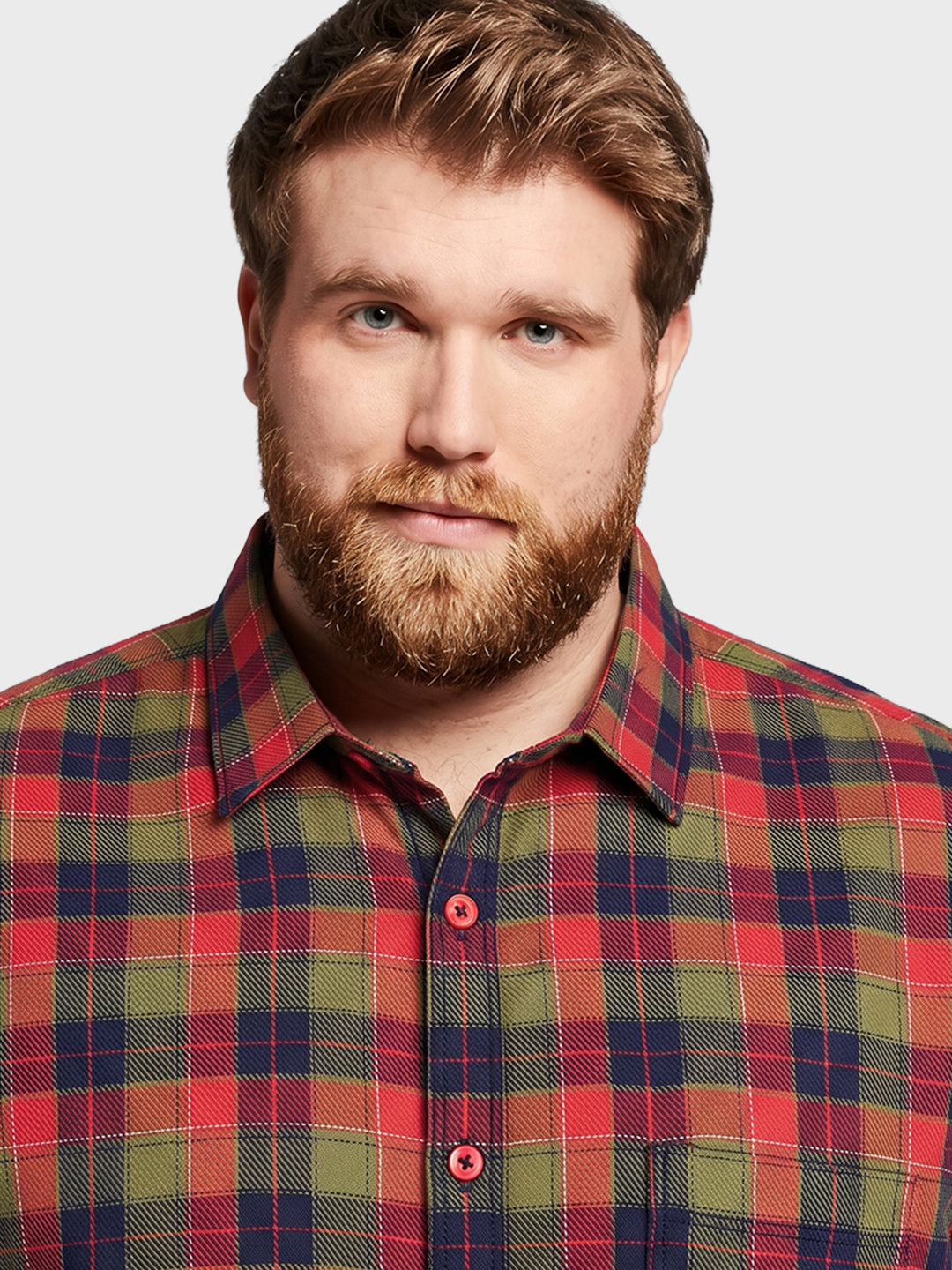Men's Multicolor Regular Fit Checkered Casual Shirt