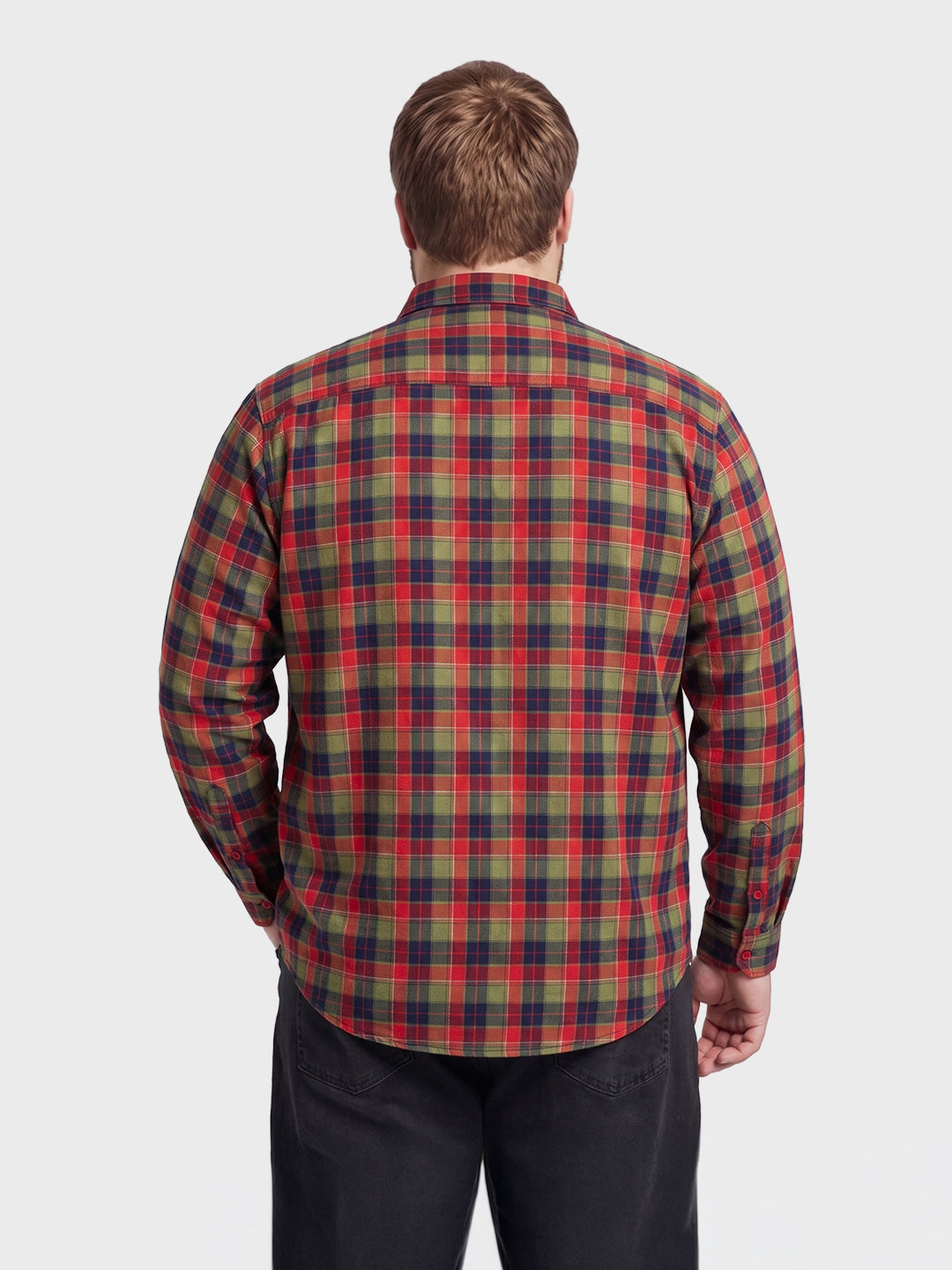 Men's Multicolor Regular Fit Checkered Casual Shirt