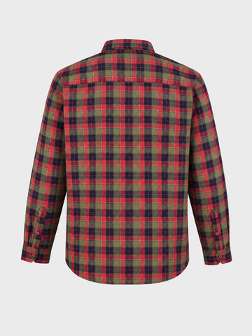 Men's Multicolor Regular Fit Checkered Casual Shirt