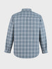 Men's Grey Regular Fit Checkered Casual Shirt