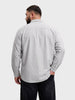 Men's Grey Regular Fit Solid Casual Shirt