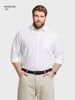 Men's White Regular Fit Solid Casual Shirt