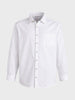 Men's White Regular Fit Solid Casual Shirt