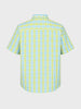 Men's Green Regular Fit Checkered Casual Shirt