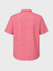 Men's Red Regular Fit Checkered Casual Shirt
