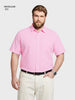 Men's Pink Regular Fit Striped Casual Shirt