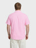 Men's Pink Regular Fit Striped Casual Shirt