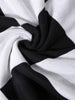 Men's Black Oversized Fit Textured Flat Knit Polo T-Shirt