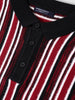 Men's Maroon Oversized Fit Textured Flat Knit Polo Collar T-Shirt