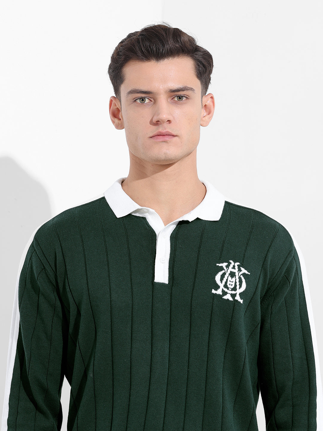 Men's Green Oversized Fit Old Money T-Shirt