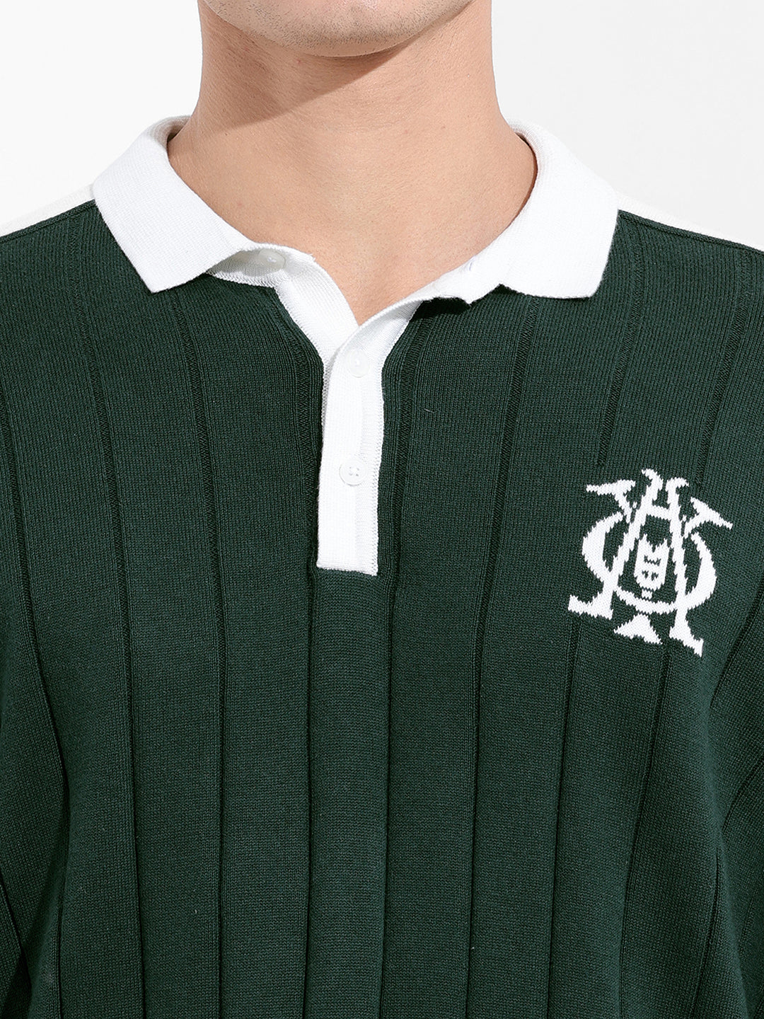 Men's Green Oversized Fit Old Money T-Shirt