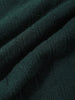 Men's Green Slim Fit Textured Flat Knit Polo Collar T-Shirt