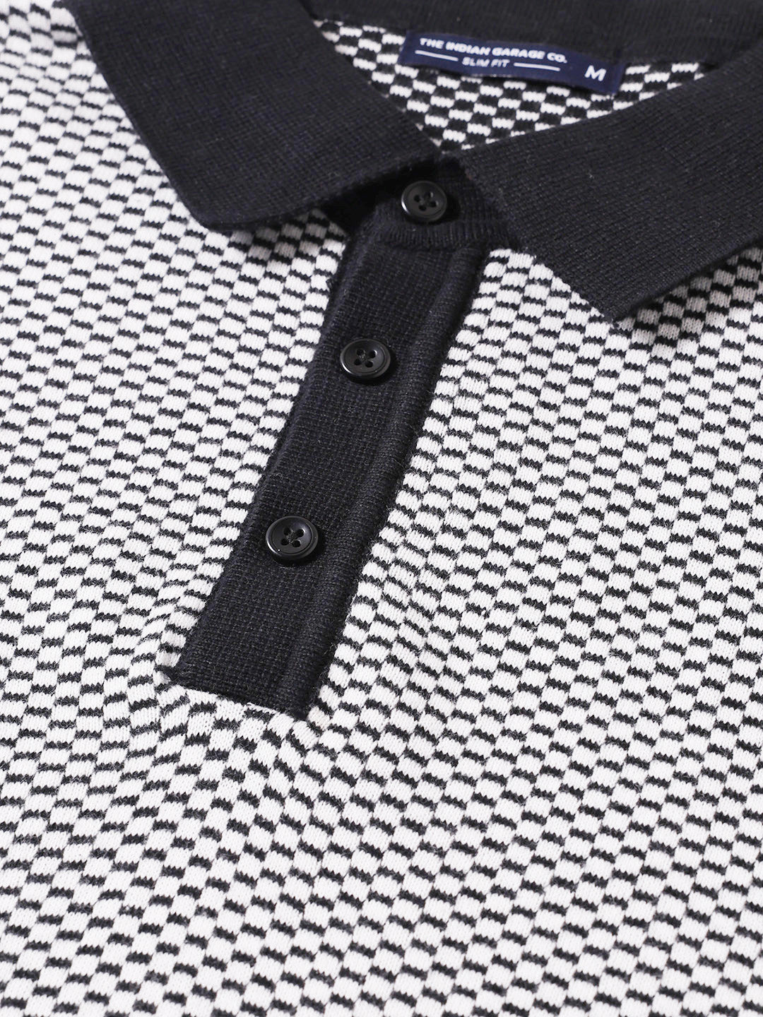 Men's Grey Slim Fit Solid Flat Knit T-Shirt