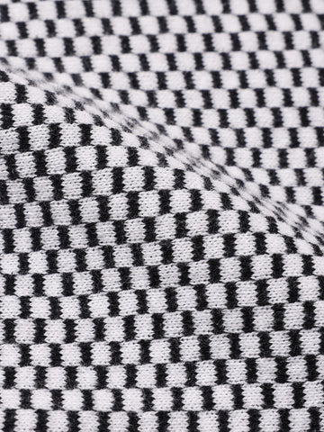 Men's Grey Slim Fit Textured Flat Knit Polo Collar T-Shirt