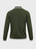 Men's Olive Slim Fit Solid Polo T-Shirt