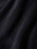 Men's Black Slim Fit Textured Flat Knit T-Shirt
