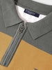 Men's Optic White Oversized Fit Solid Flat Knit T-Shirt