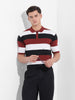 Men's Black Oversized Fit Polo Power T-Shirt