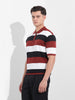 Men's Black Oversized Fit Polo Power T-Shirt