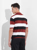 Men's Black Oversized Fit Polo Power T-Shirt