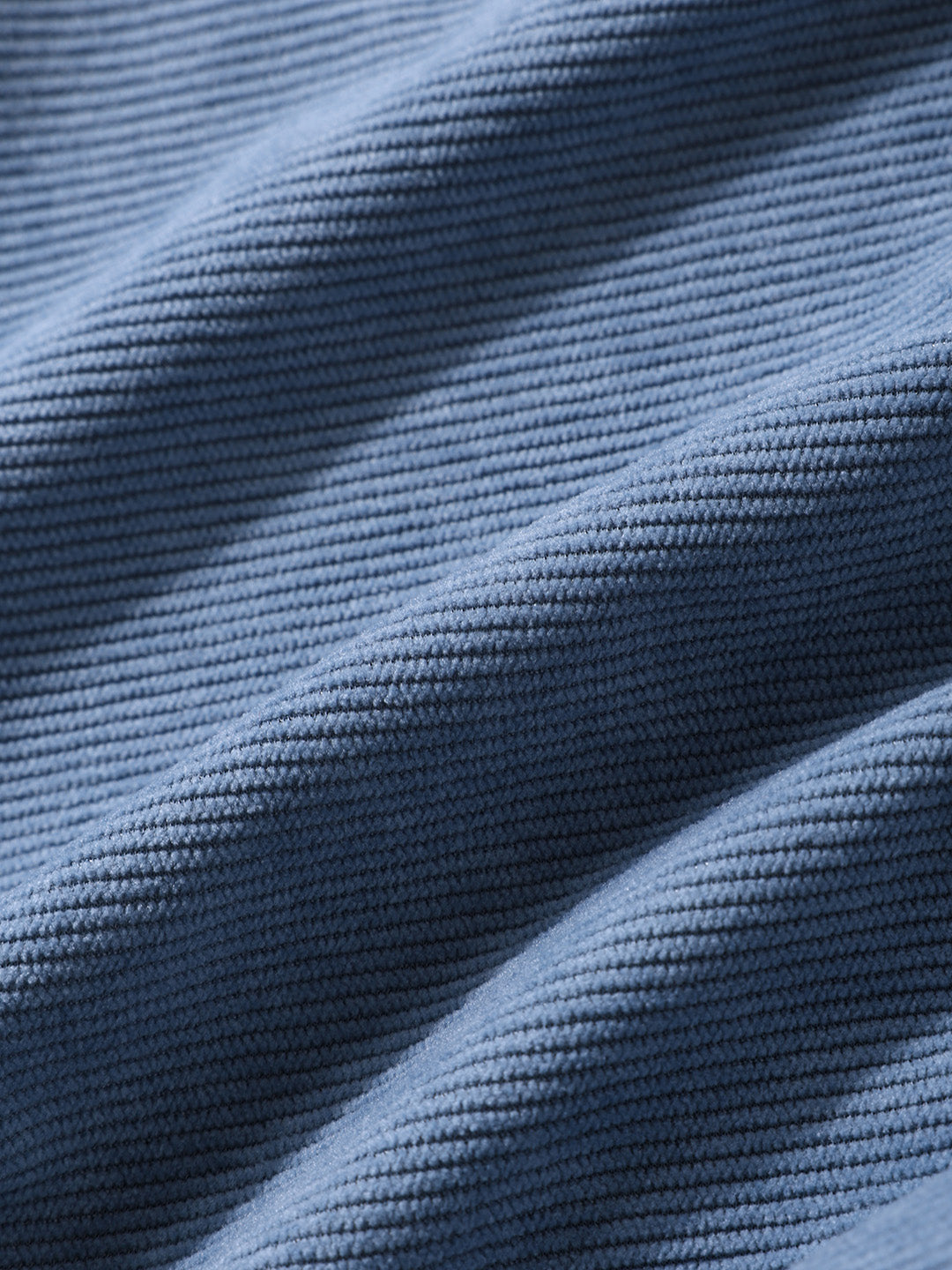 Men's Blue Boxy Fit Embroided Street Wear Shirt