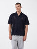Men's Blue Relaxed Fit Solid  Resort Wear Shirt