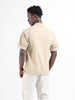 Men's Beige Relaxed Fit Resort Wear Shirt