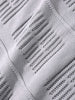 Men's Grey Slim Fit Flat Knit Textured Shirt