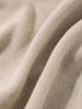 Men's Beige Slim Fit Textured Flat Knit Shirt
