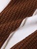 Men's Cream Slim Fit Textured Flat Knit Shirt