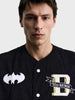 Men's Black Boxy Fit  Character Shirt