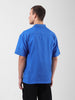 Men's Blue Relaxed Fit Character Printed Shirt