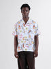 Men's White Relaxed Fit Character Scooby-Doo Printed Shirt