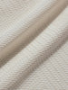 Men's White Boxy Fit Textured Casual T-Shirt